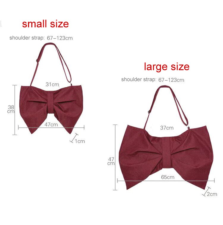 Boog Vrouwen Canvas Handtassen Grote Schoudertassen Crossbody Tassen Dames Tote Vrouwelijke Toevallige Zwarte Rode Handtas Bolsa Feminina