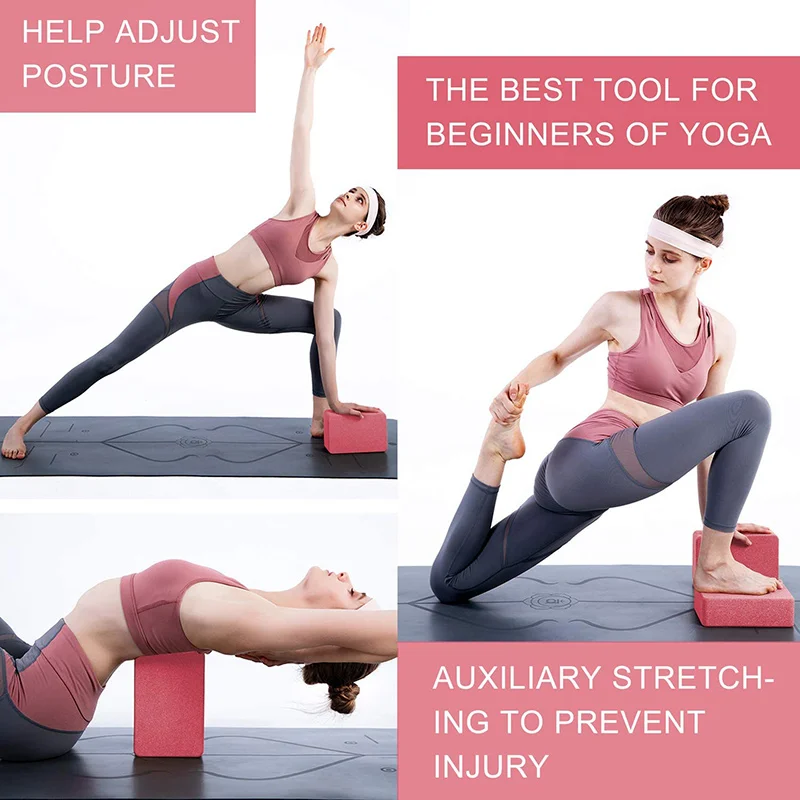Bloques de construcción de Yoga, cubos, ladrillos de Pilates, esteras de refuerzo, suministros deportivos, equipo de ejercicio en casa, Fitness Eva, 1 ud.