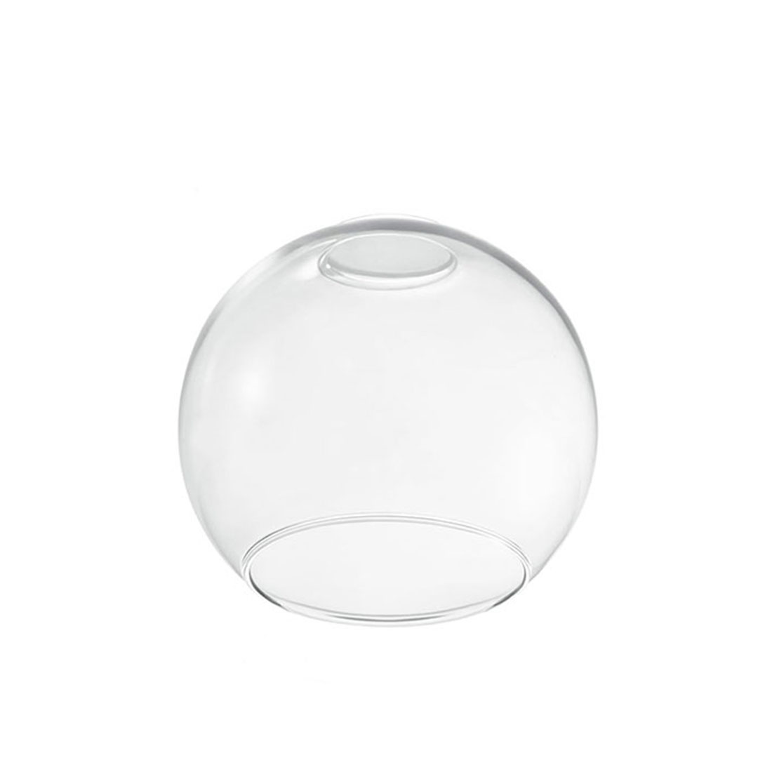 Abat-jour Globe en verre transparent, avec 1-5/8 pouces, 45mm, luminaire d'ouverture, Globes de remplacement pour suspension