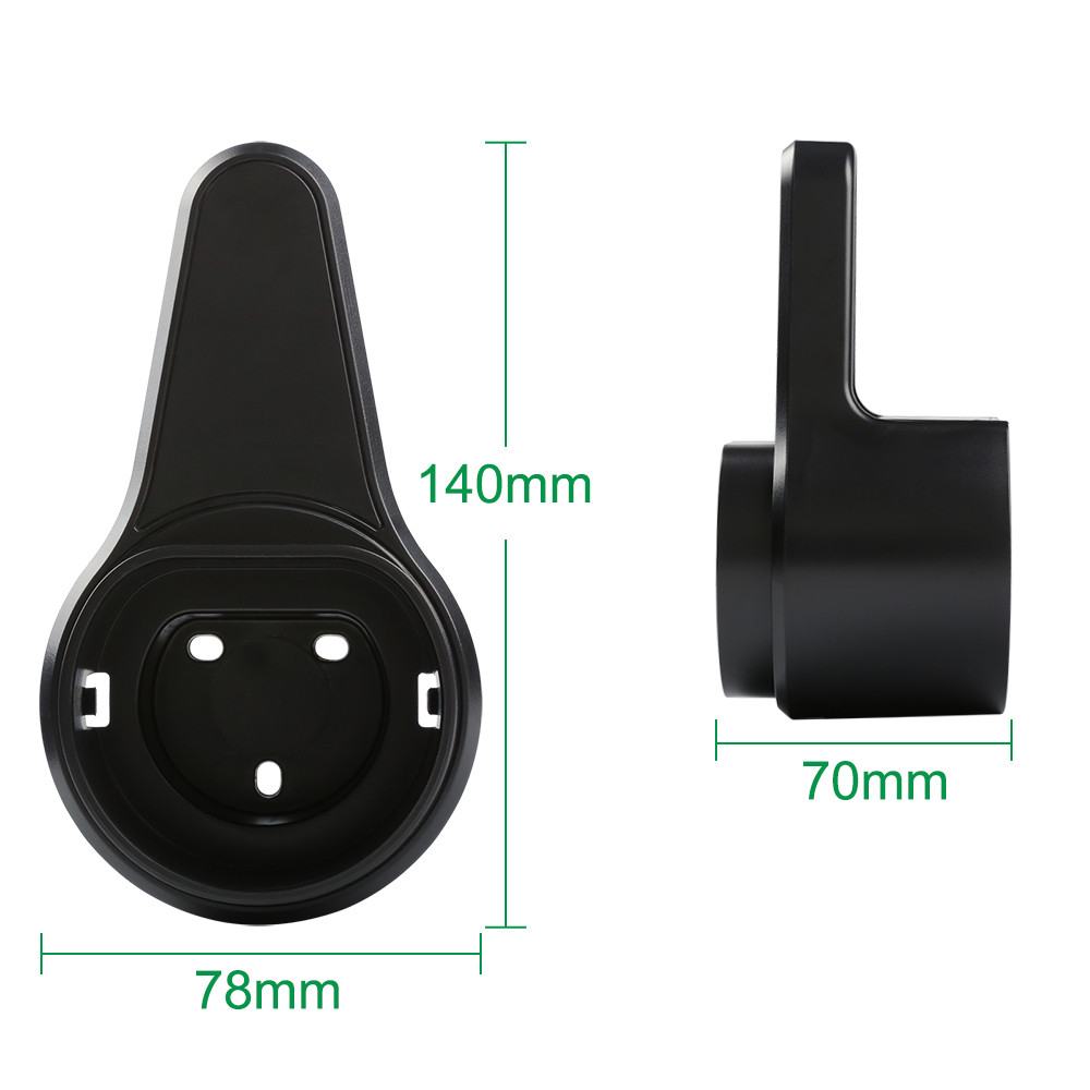 Elbilsladestikholder til elbiler type 2/ type 1 ladekabel stikstativ ekstra beskyttelse vægmonteret vægboks