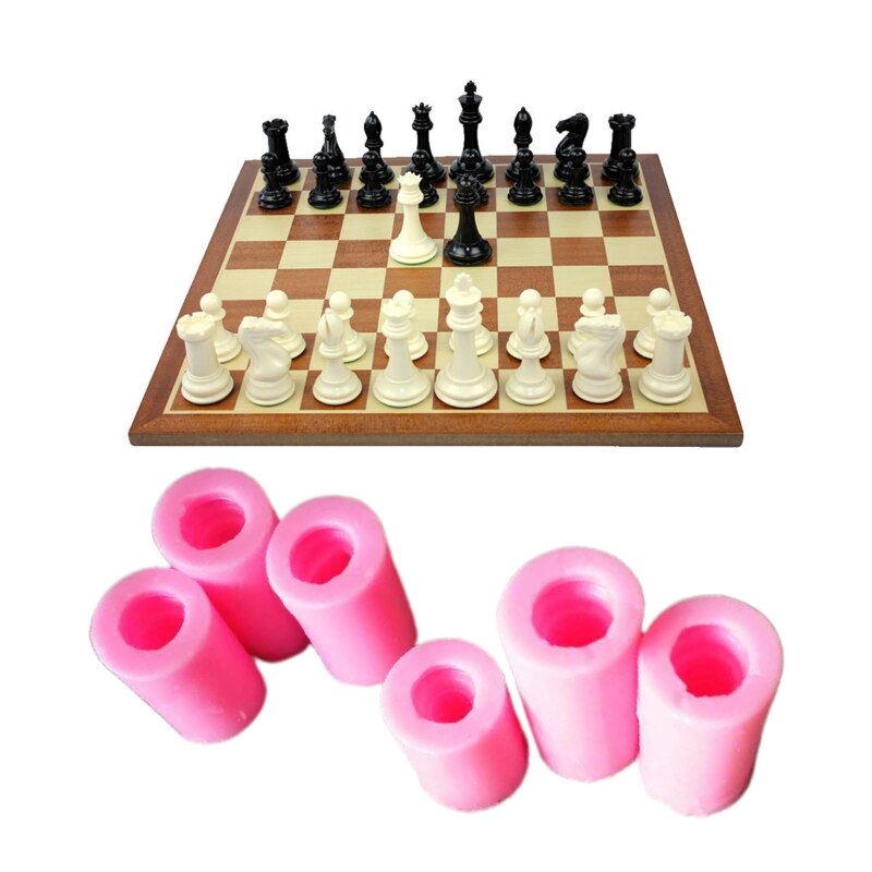Diy Ambachten Sieraden Maken Tool Handgemaakte Silicone Mould Internationale Schaken Epoxyhars Mal