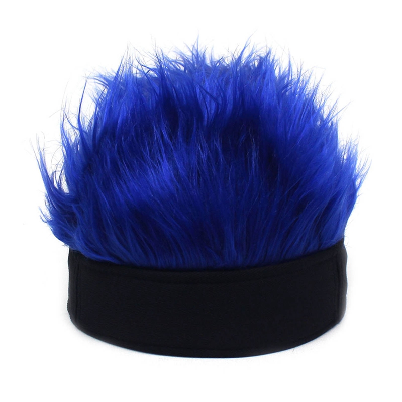 Gorra de béisbol con pelos con púas, peluca, sombrero de béisbol con pelucas con púas, sombrilla concisa informal para hombres y mujeres, visera ajustable, 2022: Rojo rosado