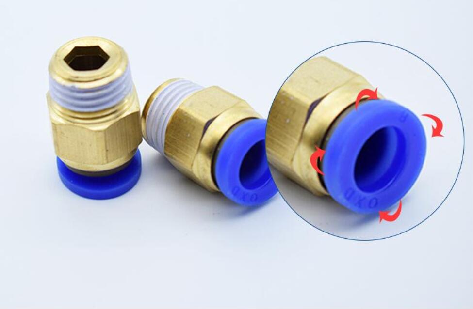 100PCS PC8-02 PC8 Pneumatic fitting push in quick connector fittings
