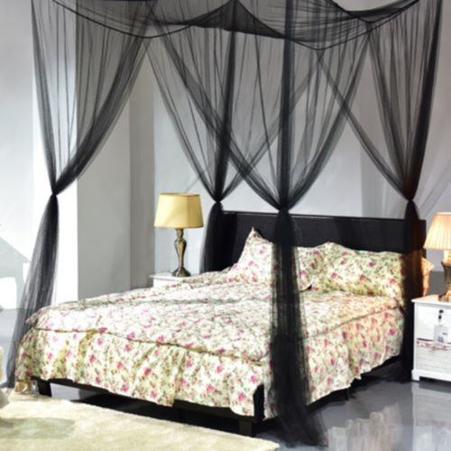 Cortina cuadrada para cama, mosquitera, red para dosel de malla, ropa de cama de princesa sin soporte, textiles para el hogar