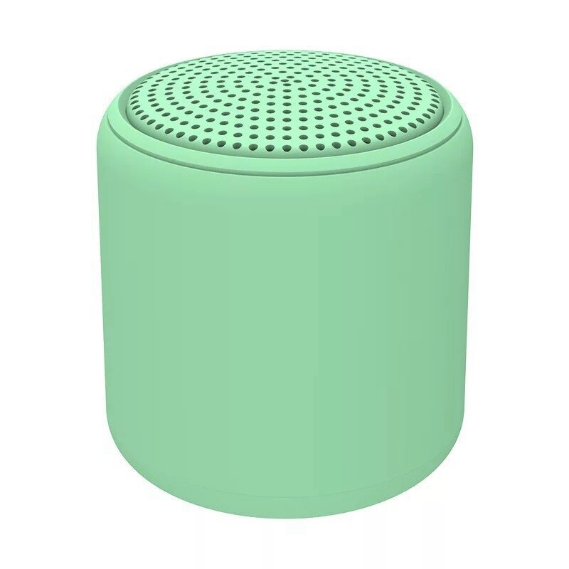 Portable bluetooth 5,0 speaker, rechargeable mini booster woofer for shower, room, bicycle, car: Green