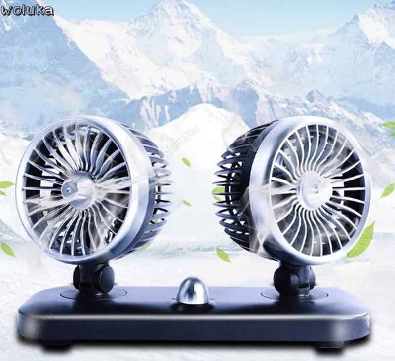 Car fan 24V large truck powerful car with 12V fan air conditioning fan car mute small fan CD50 Q04