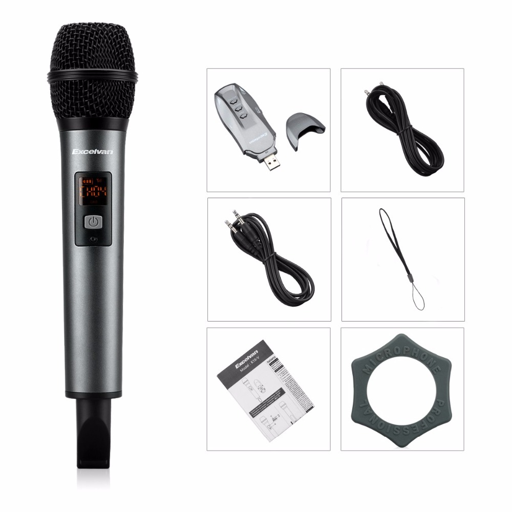 Excelvan K18V Bluetooth Microphone Wireless with R Grandado