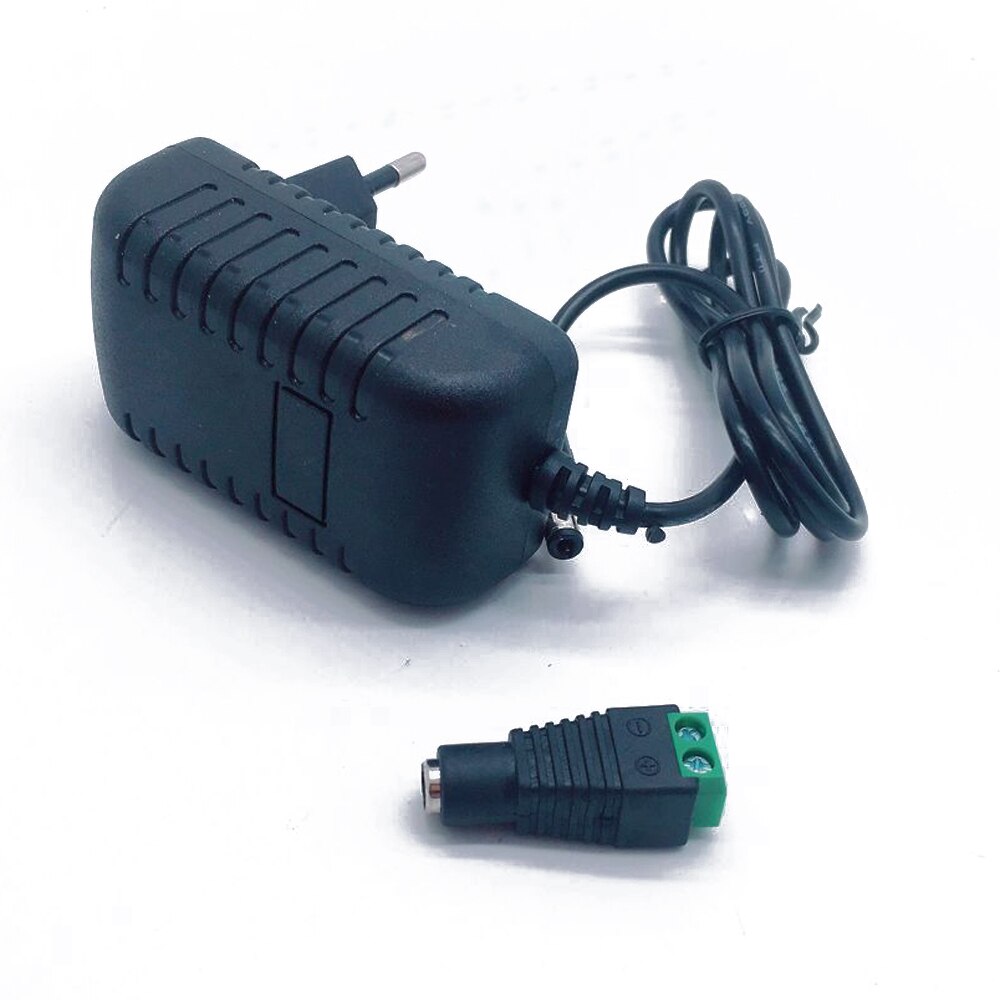 DC12V Adapter AC100-240V Lighting Transformers OUT PUT DC12V 2A Power Supply for LED Strip +Connector