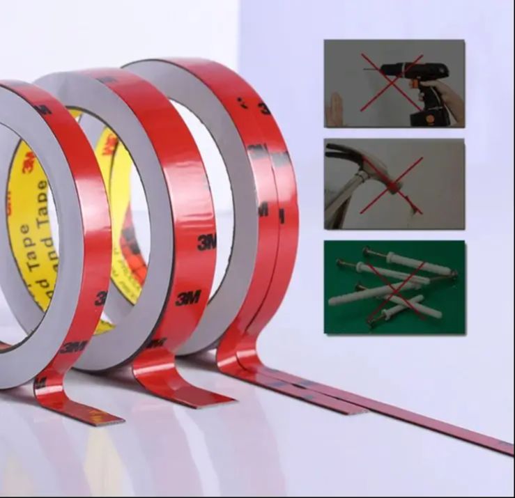 Original 3M Tape 3M Scotch double sided adhesive 3M foam Mounting Waterproof Tape Multipurpose for Car, LED Lights,Office