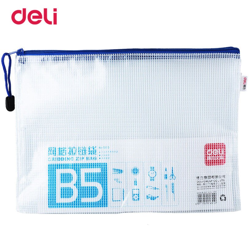 Deli Waterproof File Folder Normal Papel B5 Document Bag Practical Statioenry Folder Business File For School & Office Supplies