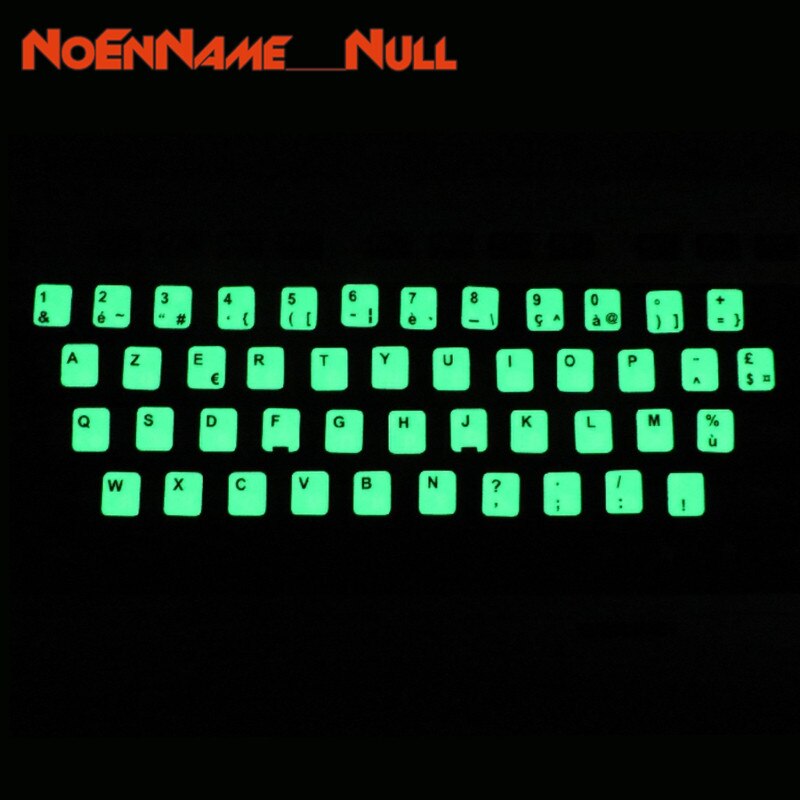 Laptop accessories keyboard cover stickers Fluorescent Keyboard Stickers Luminous Waterproof Keyboard Protective Film