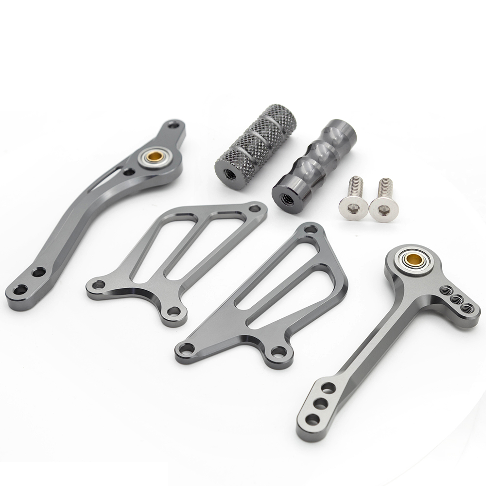 Reposapiés trasero para motocicleta, conjunto de accesorios para Honda CBF150 CB190R CB 190R CBF 150 CNC, aleación de aluminio