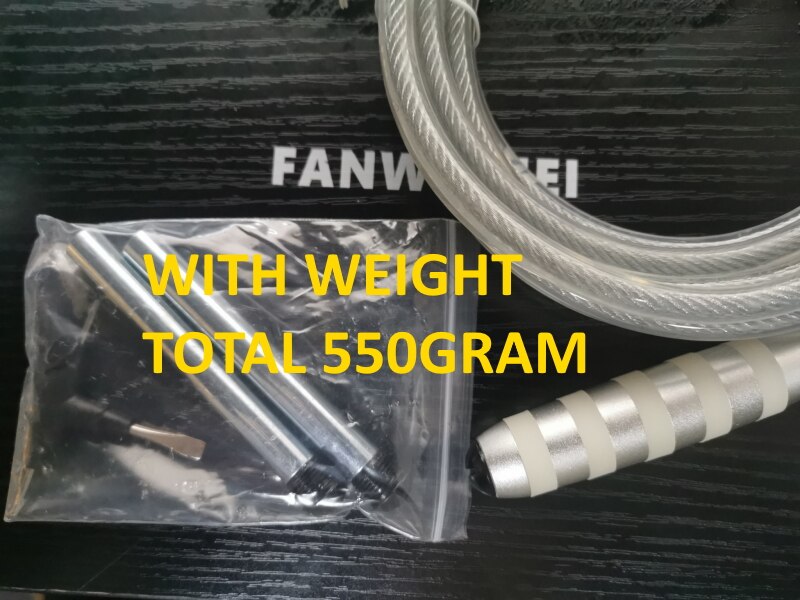 UPC MMA TRAINING JUMP Rope 8MM 550GRAM HEAVY WEIGHT SPEED DUDES Crossrope BEARING PU WEIGHTED Fast Skipping Rope Fitness