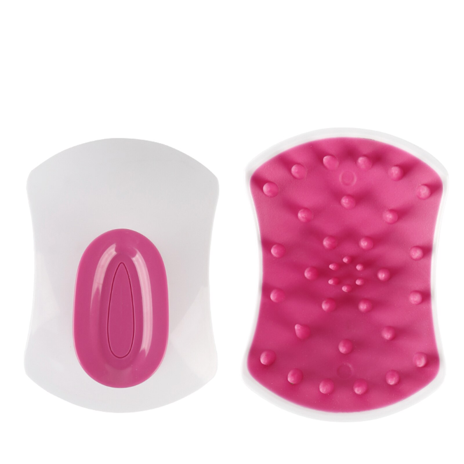 Handvat Scalp Massager Shampoo Borstel Siliconen Haar Scrubber Haar Wasborstel Peeling Borstel Voor Roos Hoofd Hoofdhuid Massage