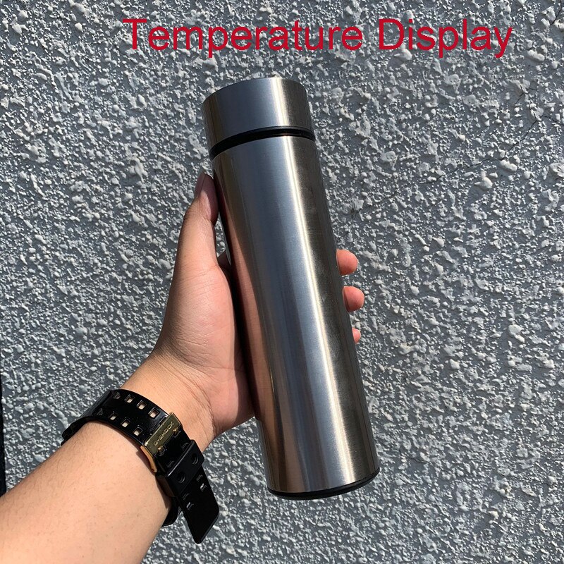 Touch Display Temperature Kettle 500ml Electric Kettles Stainless Steel Vacuum Intelligent Kitchen Appliances Insulation Cup: P