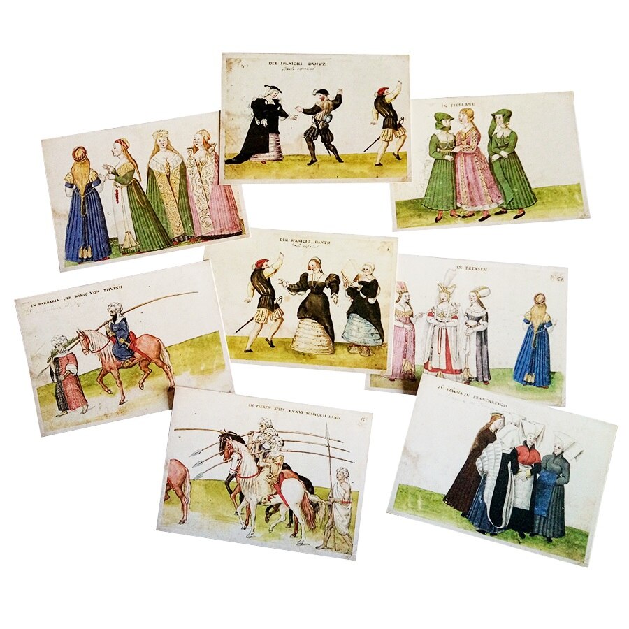 16 unids/lote vintage antiguo la postal de la vida artículos de colección postal decoración tarjeta de felicitación
