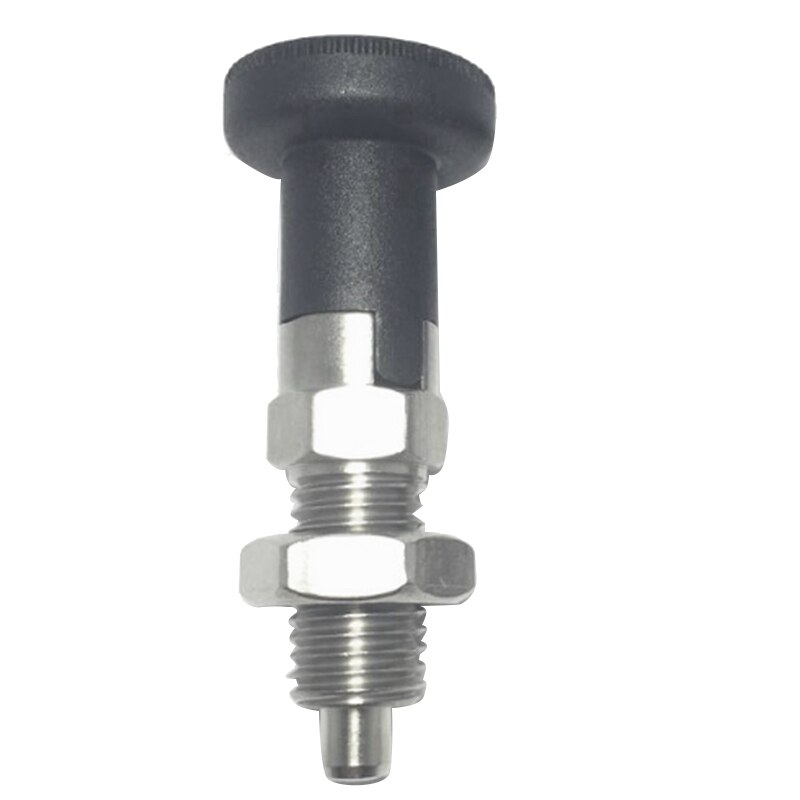 M10 Rvs Self Locking Index Plunger Pin Met Zelfsluitende Functie Voor Scheidslijn Hoofd Voor Geavanceerde Positie Loc