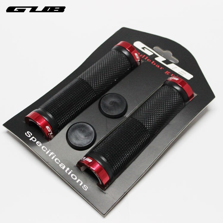 Red Lock-on Bike Grips – 1 Pair For Mountain Bike, Road, BMX, MTB Handlebars