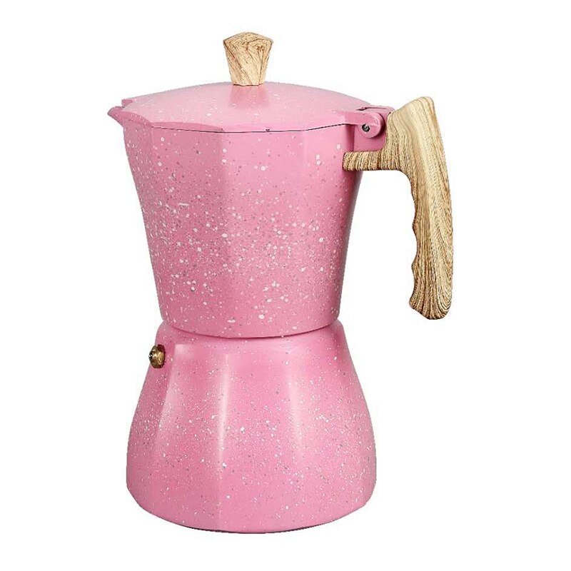 Komfur espressomaskine - moka pot kaffemaskine til gas eller elektrisk komfur top  - 3 kopper espresso shot maker til italiensk: Default Title