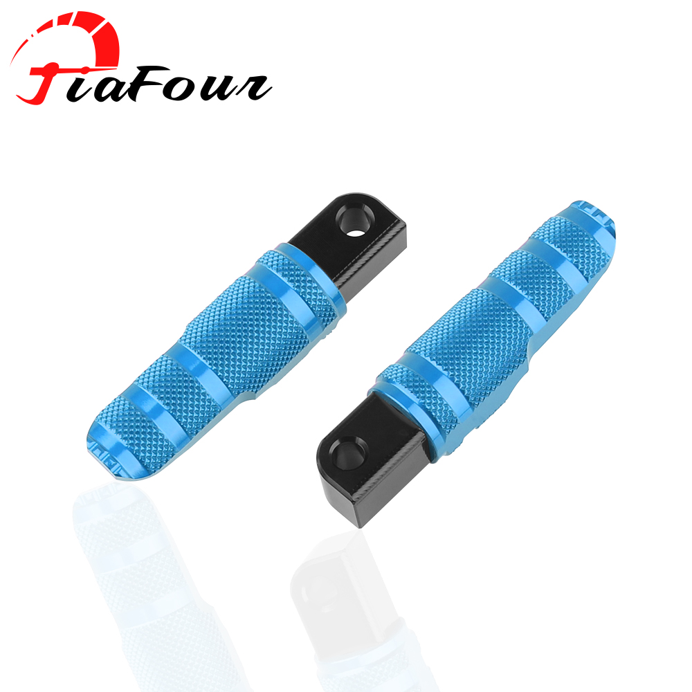 FIT For GSX-R1000 GLADIUS 400 GIXXER GW250 DR 250 300 XCR300 Accessories Rear Passengers Footrests Foot Rest Foot Pegs Pedal: SKY BLUE