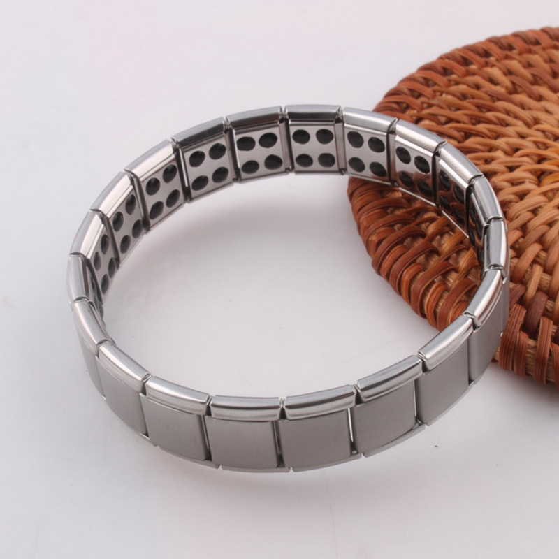 rvs armband Titanium Gezondheidszorg Magneet Armband Voor DIY Femme Mannen Bruids Sieraden Armband