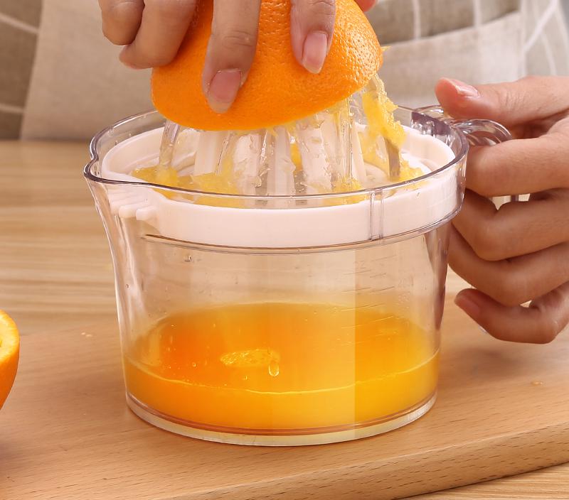Manuell citruspress för apelsin citronfruktpress 100%  original juice barn hälsosam livsmedelspressmaskin