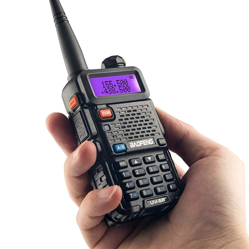 2Sets Uv 5R Walkie Talkie Radio Station Comunicador UV-5R Ham Transceiver Dual-Band Intercom Handheld Walkie Talkie UV5R