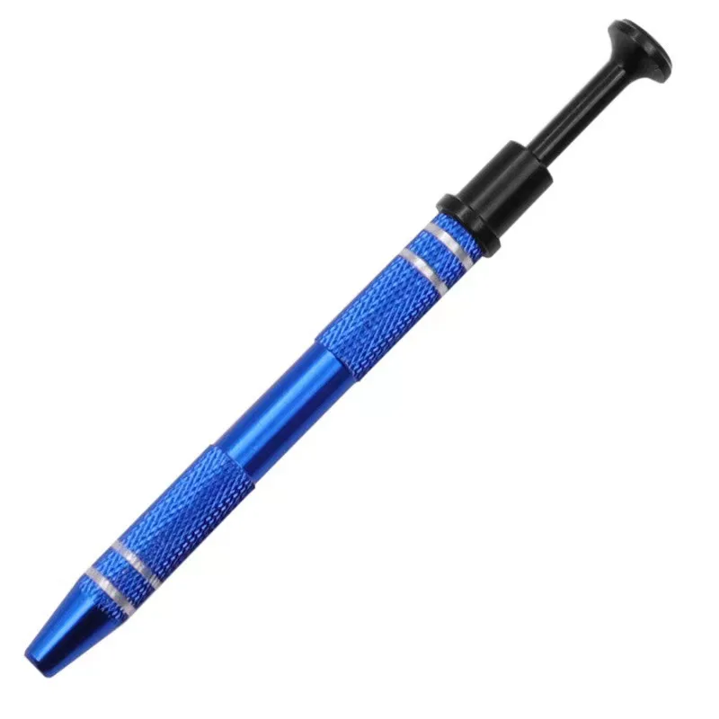 Herramientas de reparación de teléfonos, pinzas de 4 garras, Extractor IC, componente electrónico, pluma de selección de resorte, herramienta manual de reparación electrónica: Azul / 82 unids