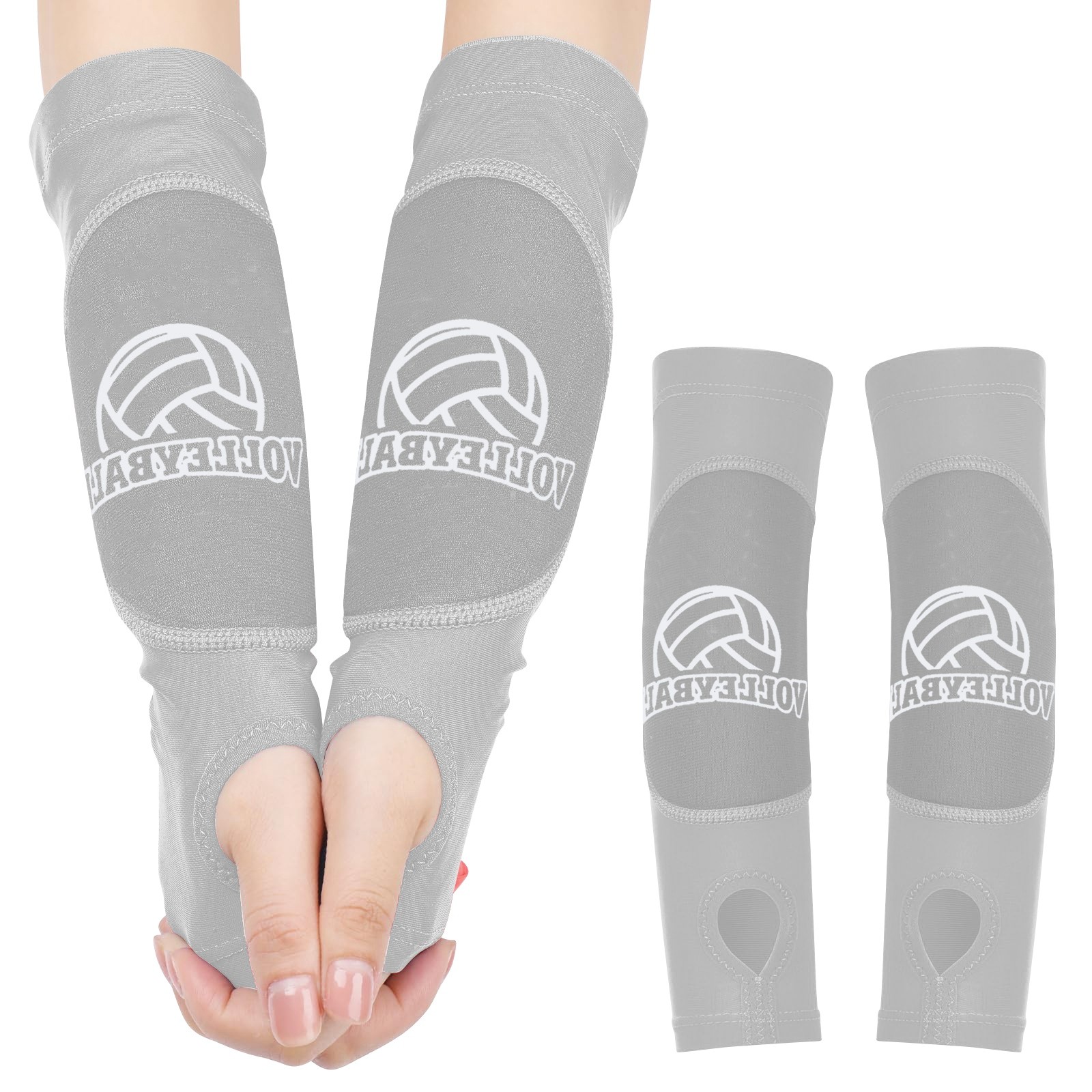2-teilige Volleyball-Handschuhe, Volleyball-Armstulpen, Unterarm-Ärmel, Volleyball-Armpolster für Teenager, Jugendliche, Handgelenkschutz, Schutzhüllen: Schokolade