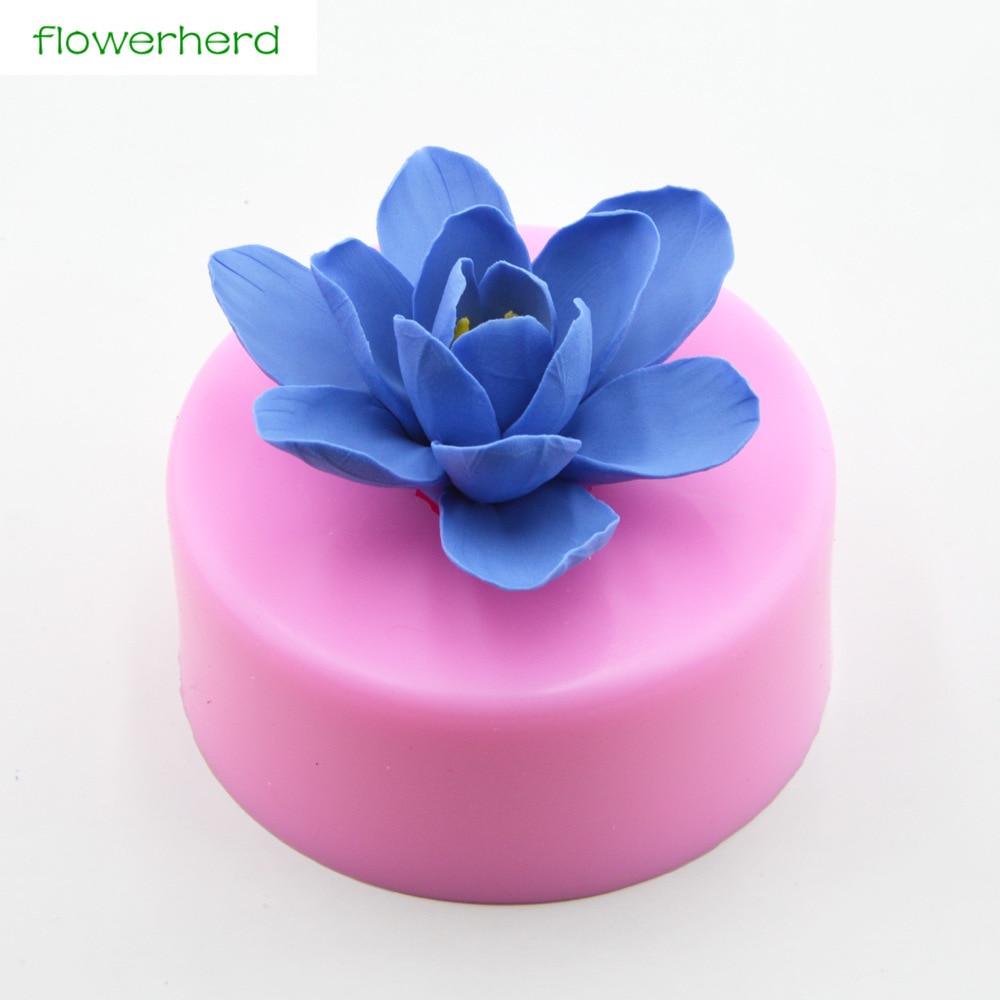 Grote siliconen 3d- delige zeepmal, pruimenbloesembloem, aromatherapie zeepmal, handgemaakte geurzeep, fondant, taartdecoratiegereedschap