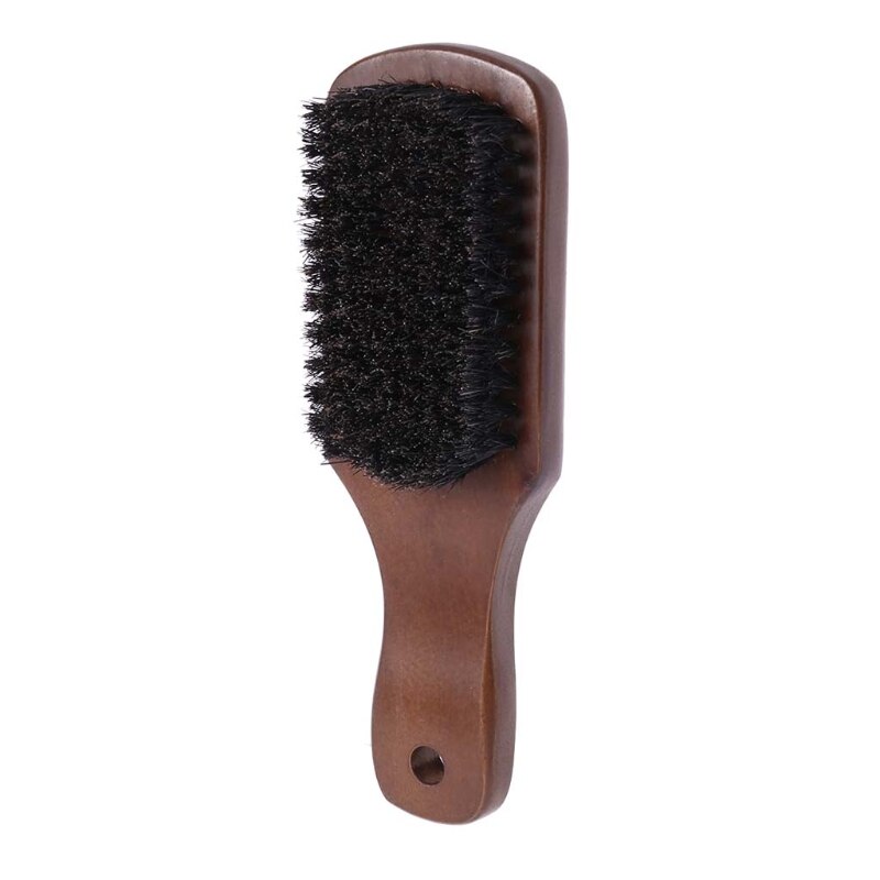 Mænd vildsvin børste overskæg børste træ håndtag kam ansigts skæg rengøring styling: S