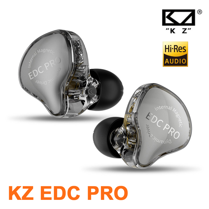 KZ EDC Pro auriculares con cable auriculares de graves HiFi auriculares con Monitor de oído Cable desmontable música DJ deporte auriculares con cancelación de ruido