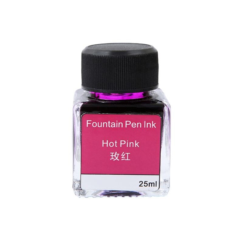 Kleurrijke Non-Carbon Inkt Voor Dip Vulpen Kalligrafie Schrijven Schilderen Graffiti School Kantoorbenodigdheden: Hot Pink