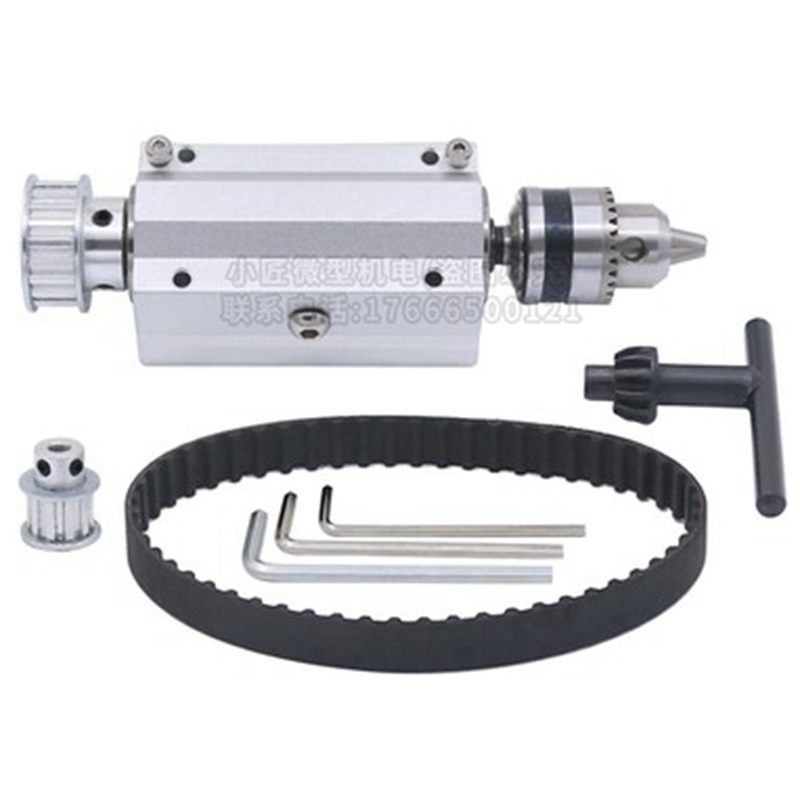 Unpowered Bench Drill Spindle Assembly, Small Micro Beads Machine, Mini Torno para Carpintaria, Fresadora, Furadeira Elétrica, DIY