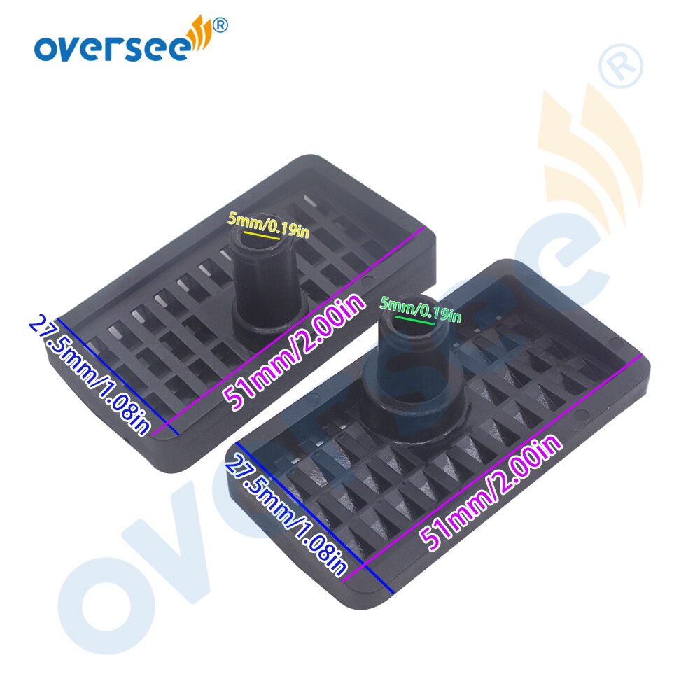 6H1-45214 & 6H1-45215 Water Inlet Covers For Yamaha Outboard Motor 2T Parsun Hidea 60HP 90HP 6H1-45214-00 & 6H1-45215-00