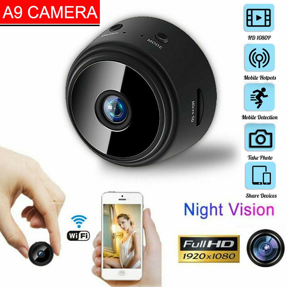 A9 Mini Camera 1080P Full-Hd Wifi Camera Ip Mini Camera Ir Nachtzicht Micro Camera Bewegingsdetectie camera Ondersteuning Tf Card