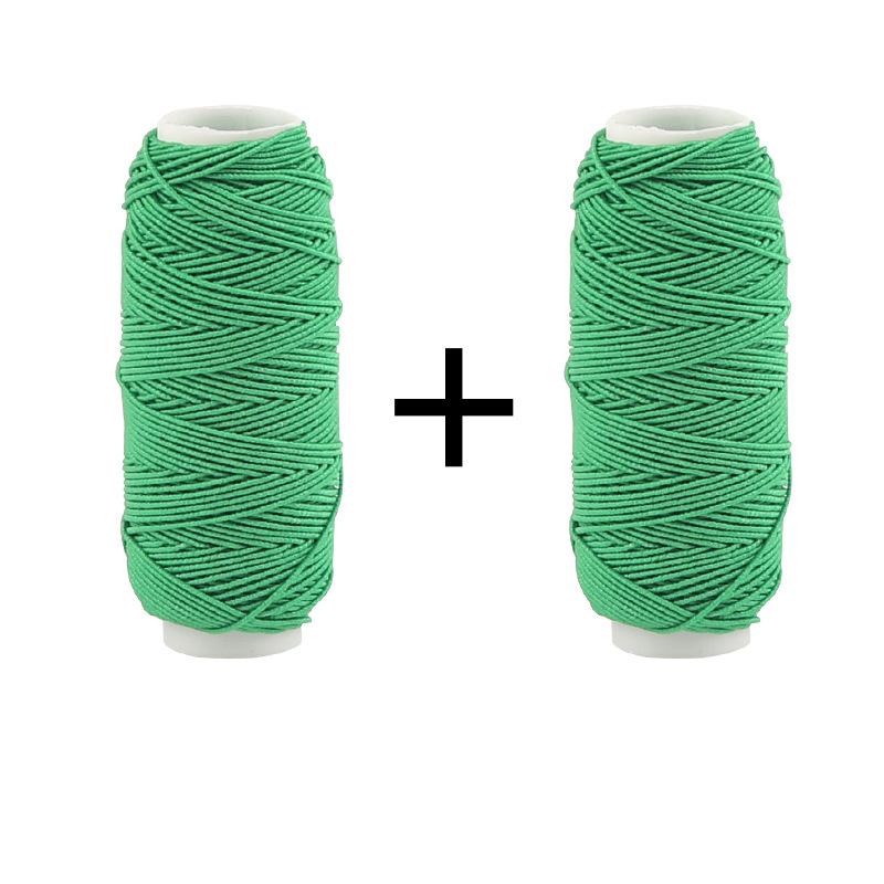 30MLong 5mmWide Colorful Elastic Threads For Sewing Machines 2Roll Set Embroidery Sewing Threads Hand Sewing Thread Craft Set