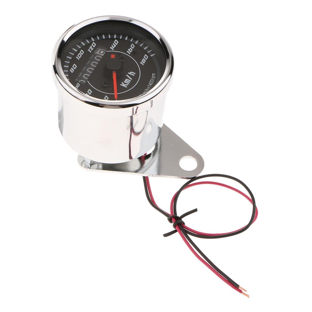 Universal LED Backlight Motorcycle Motorbike Speedometer Meter Tachometer Gauge