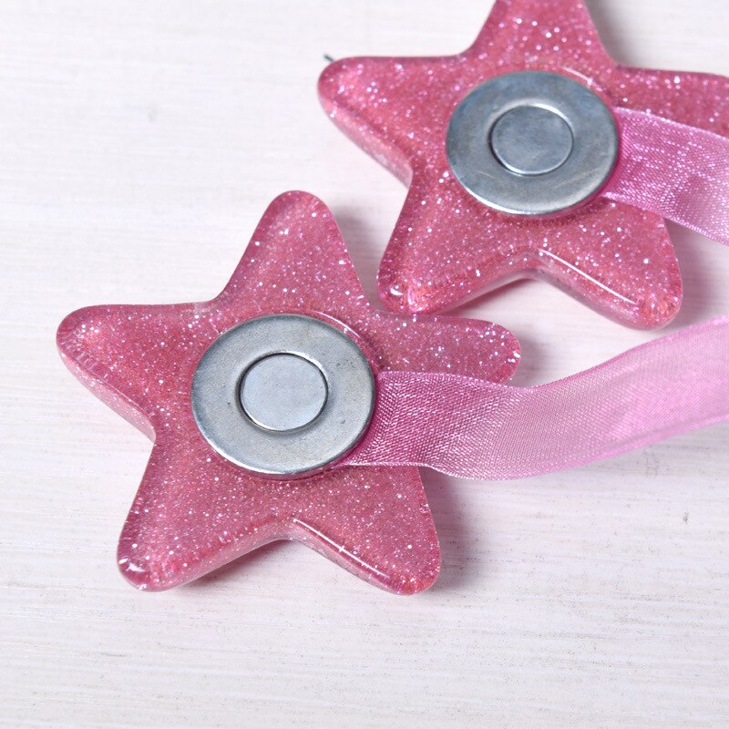 Star Shape Magnet Curtain Buckle Magnetic Mesh Tieback Holder Window Curtain Clip Holder Strap Accessories Home Decor JJJRY774