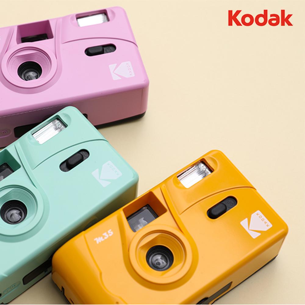 Kodak-cámara de película reutilizable Vintage Retro M35, 35mm, con Flash, de Año , de cumpleaños, favorito del estudiante
