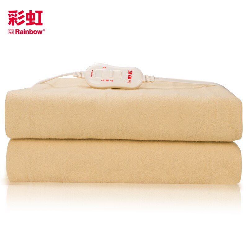 Rainbow Single Economical Under Heating Electric Blanket Bed Mattress Carpet Nonwoven Polyester Fabric EU Plug Mat 1215