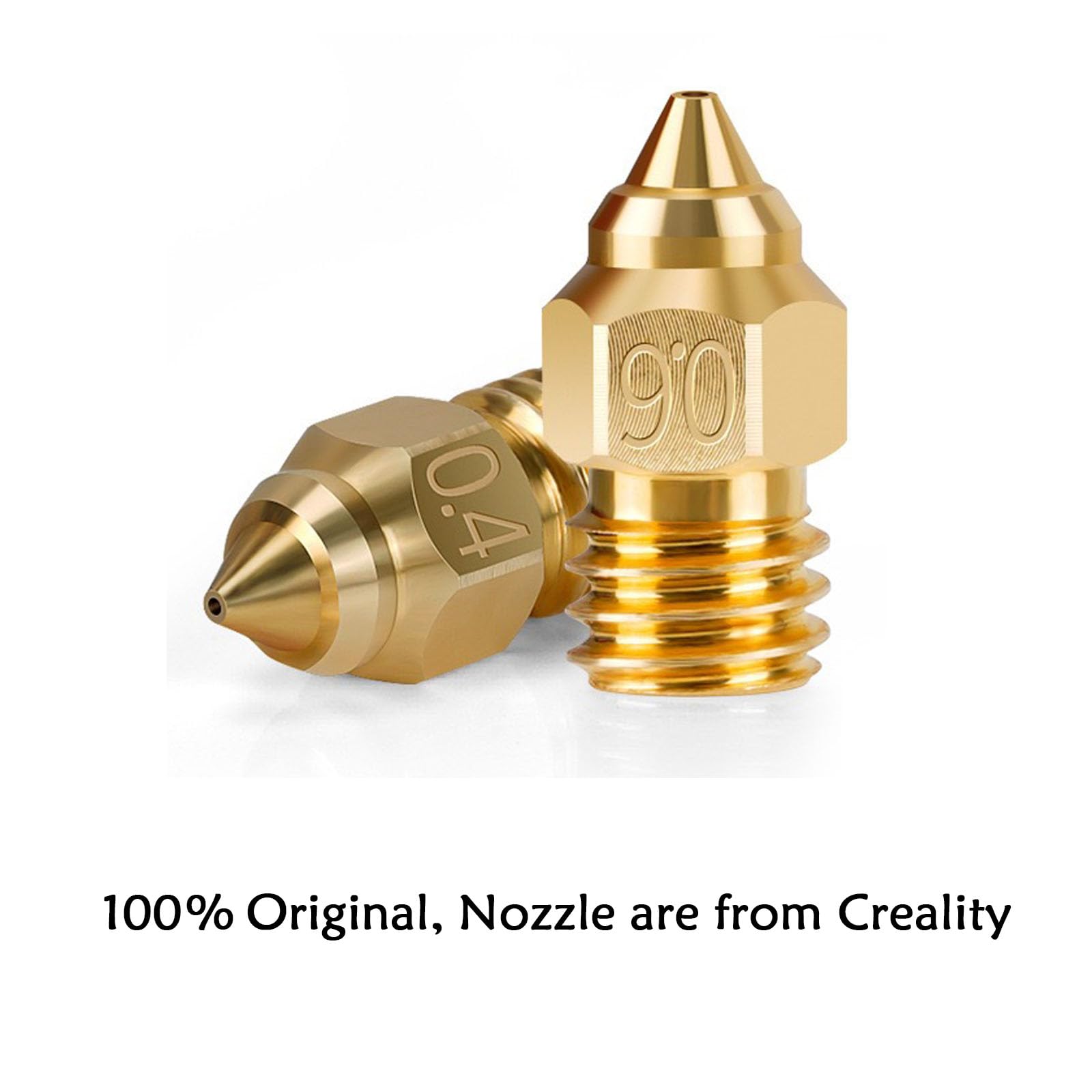 Creality Hotend Estrusore MK Kit ugelli in ottone 0,4 mm 5/10 pezzi/set per stampante serie CR-6 SE / Ender-3 / Ender 5