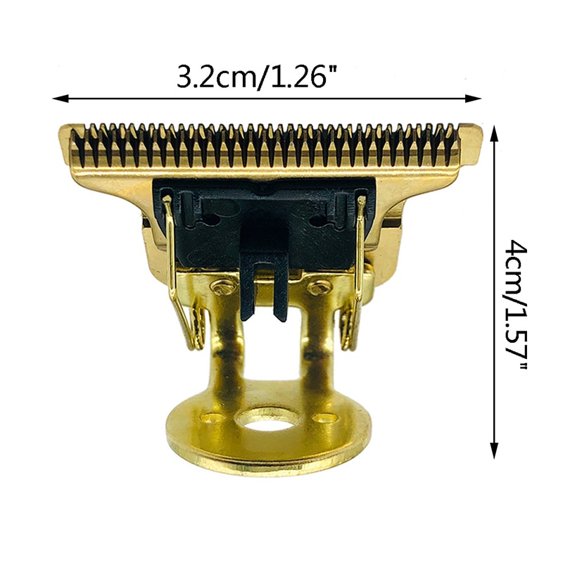 1 Stuks T-Vormig Haarclipper Mes Met Standaard T9 Blade Trimmer Vervangende Clipper Kop
