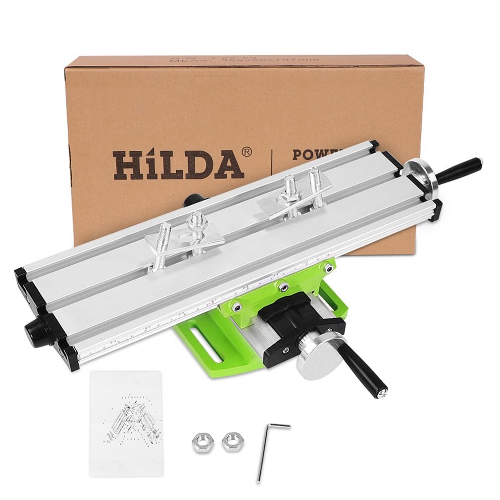 Multi-function Milling Machine Bench Drill Vise Fixture Worktable Vise X Worktable Y Axis Adjust Coordination Table Machine Tool