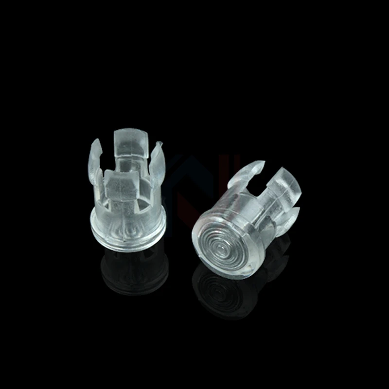 50 stks/partij 3MM 5mm LED Light Emitting Diode Lampenkap Lichtgeleider Lichtgeleider Cap Beschermhoes Led Transparante lamp Cap