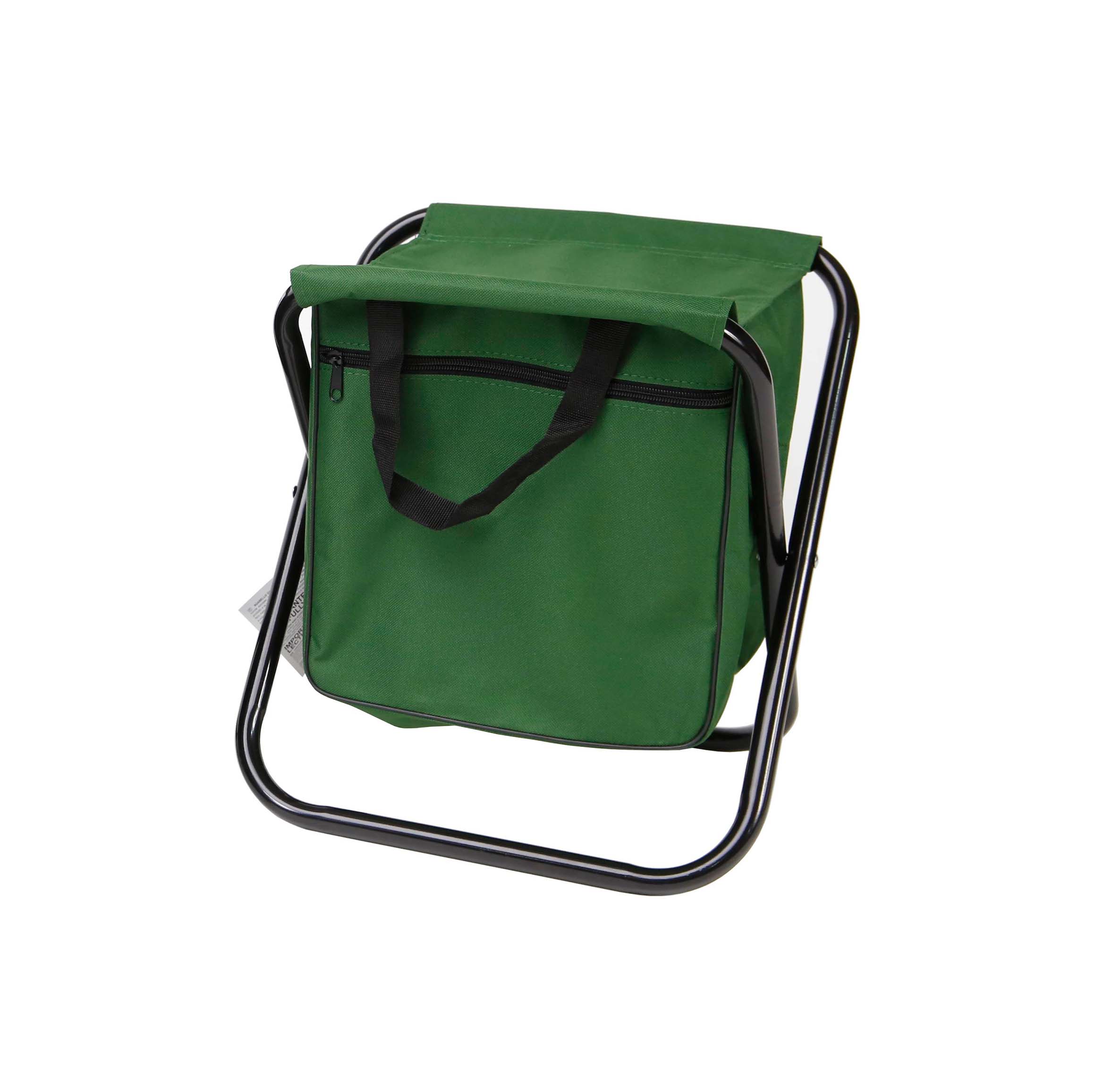 Taburete portátil plegable ultraligero con respaldo para exteriores, pesca, acampada, camping, playa - 35 x 35 x 58 cm: Green-no backup