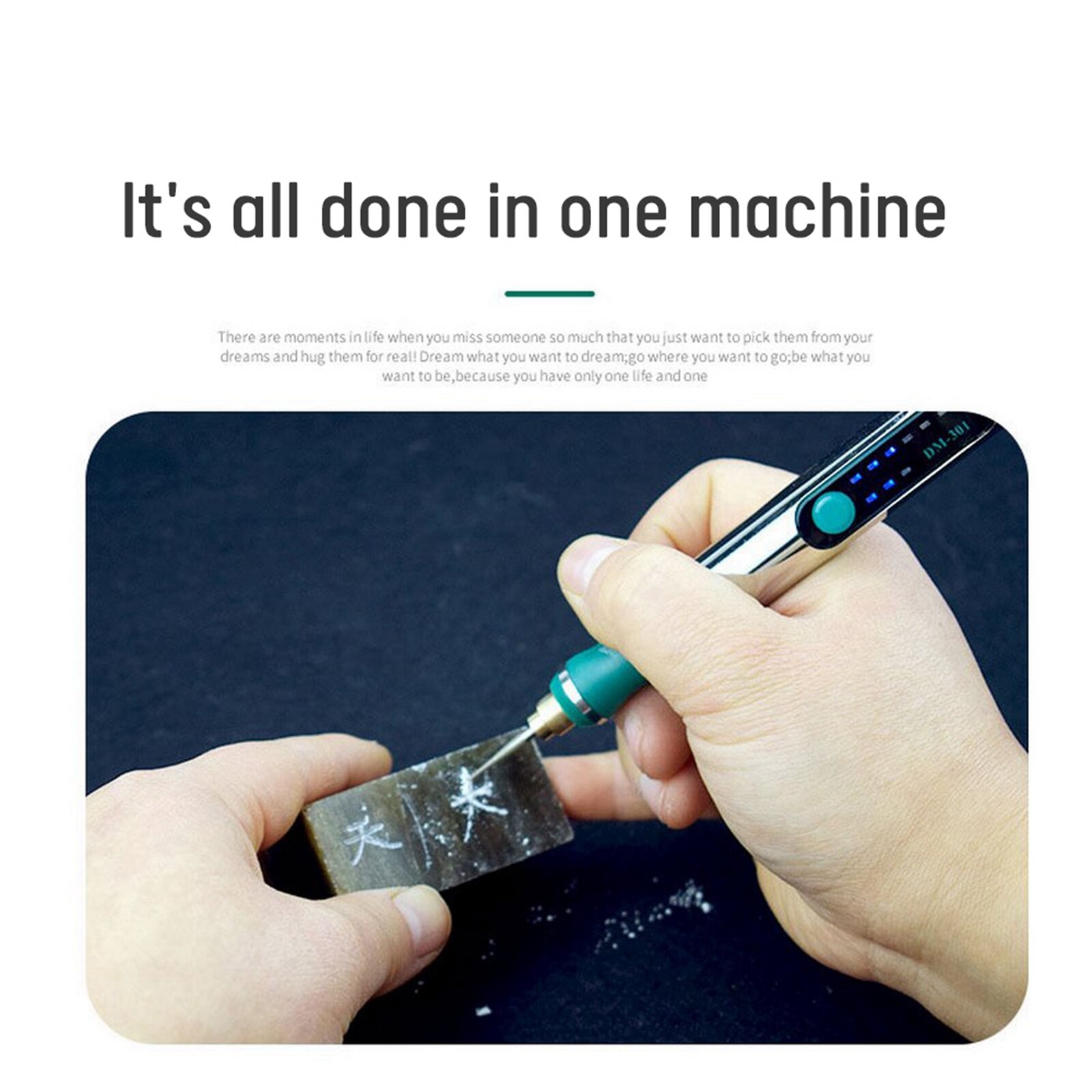 25000RPM Cordless Electric Carving Pen Set Mini Grinding Machine 3 Speeds Adjustable Grinder Rotary Tool USB Engraving Pen