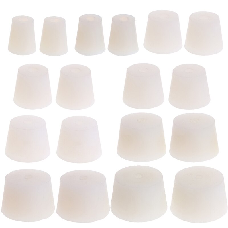 2 Pièces Silicone Bouchon En Caoutchouc Avec Trou Sas Barboteur Vanne Vin Bière