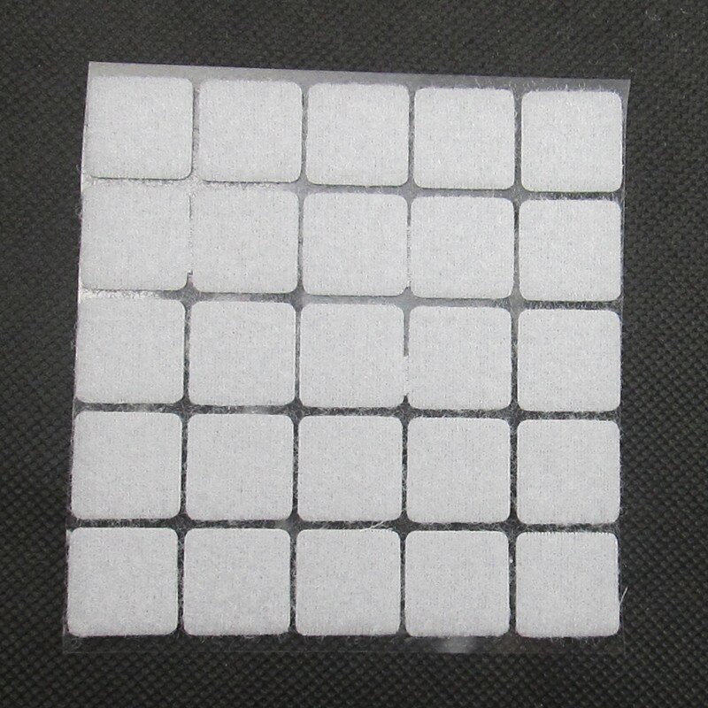 Wit 100 Pairs 20mm Nylon haken en lussen Sticker sterke zelfklevende Ronde dot lijm op stickers thuisgebruik Gordijn fastener