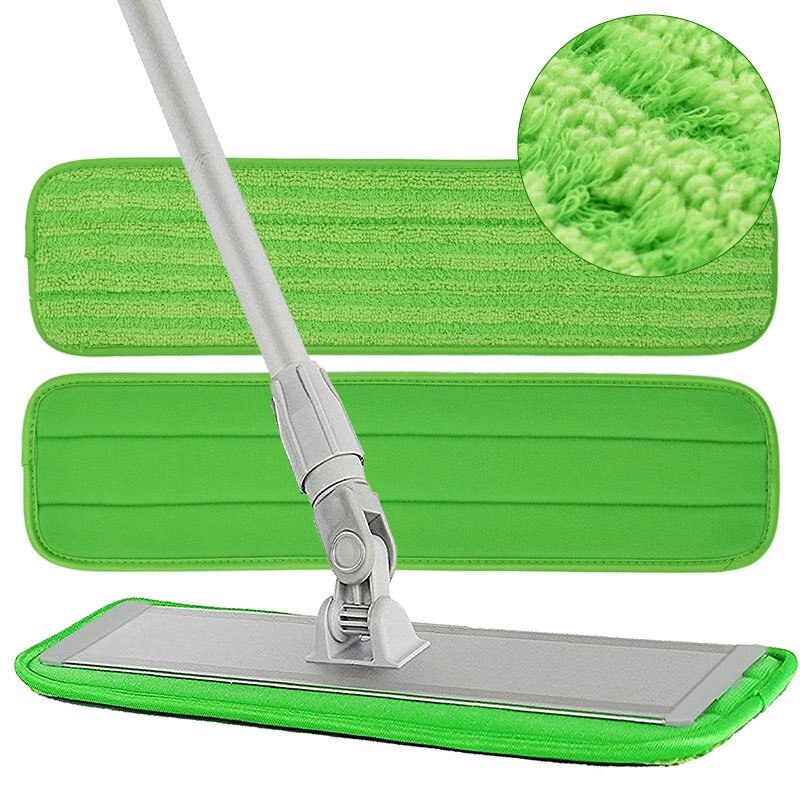 Reusable Pads Compatible Mops - Washable Microfiber Mop Pad Refills Floor Cleaning Mop Head Pads